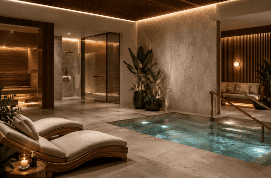 luxury spa interior