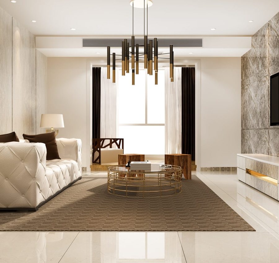 luxury living room , renovated new living room