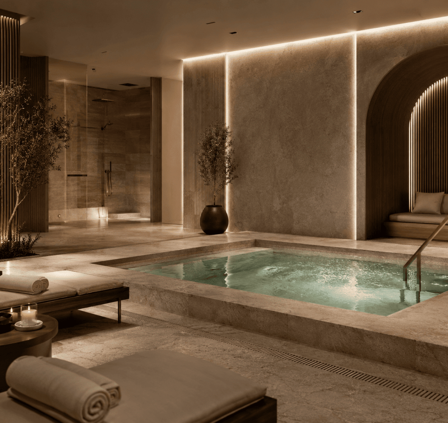 anti slip luxury spa interior