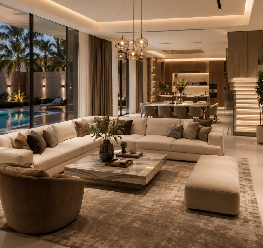 luxury villa interior